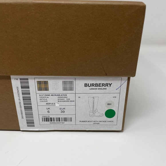 Authentic Burberry Brown Boot Box - Picture 2 of 3